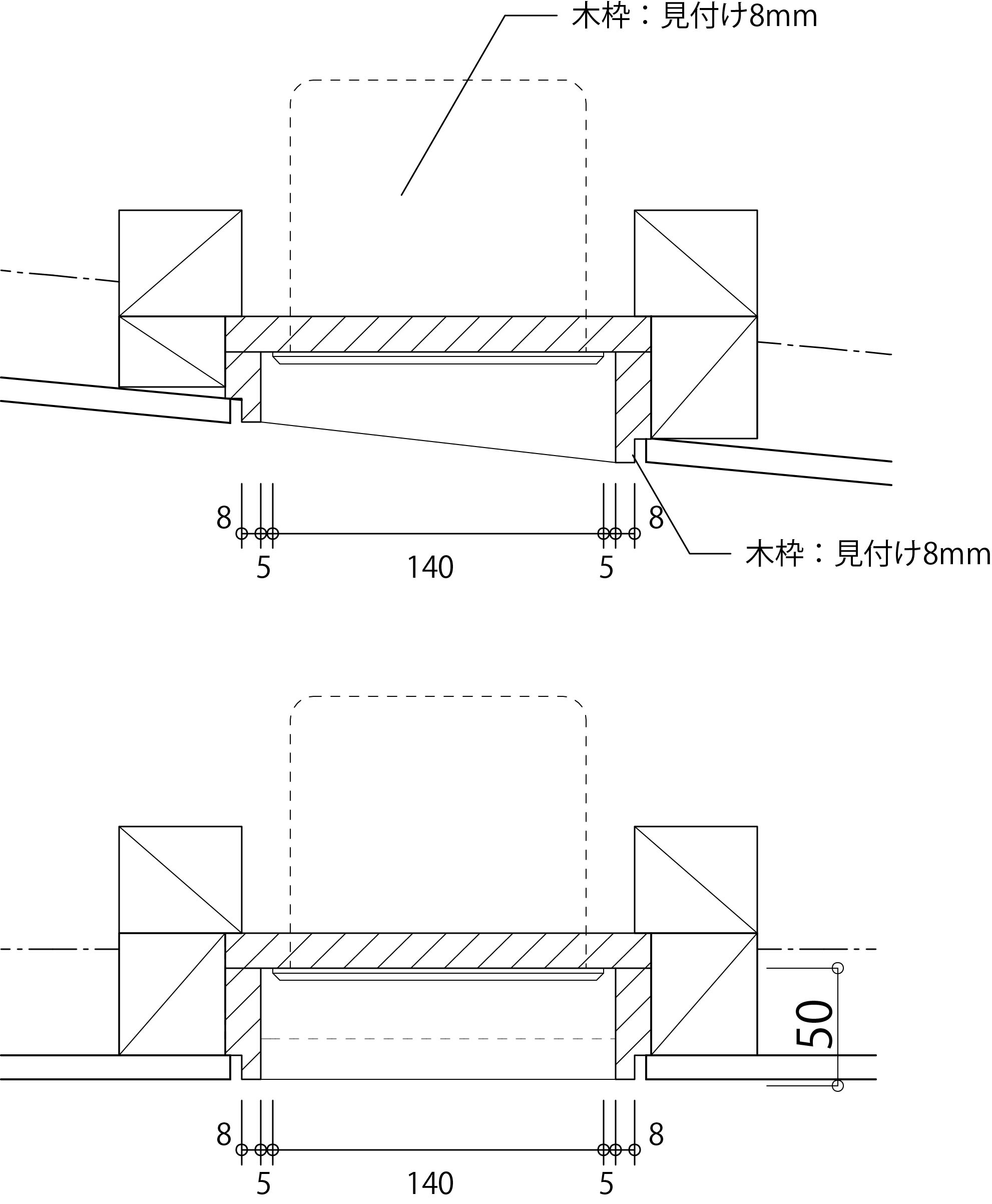 cad セール データ照明 正面図