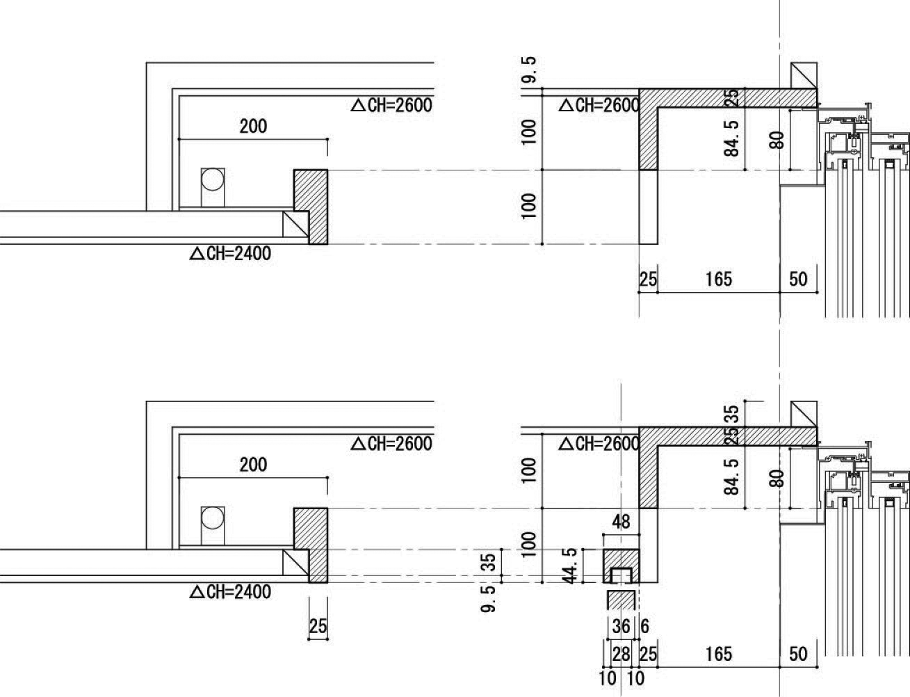 カーテンボックス、ブラインド、ロールスクリーン | 天井 | カテゴリー内一覧 | 建築設計研究所