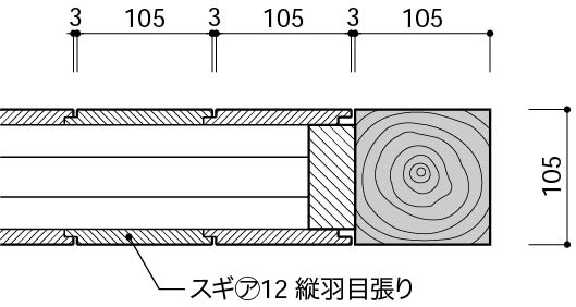 袖壁13_縦板張り