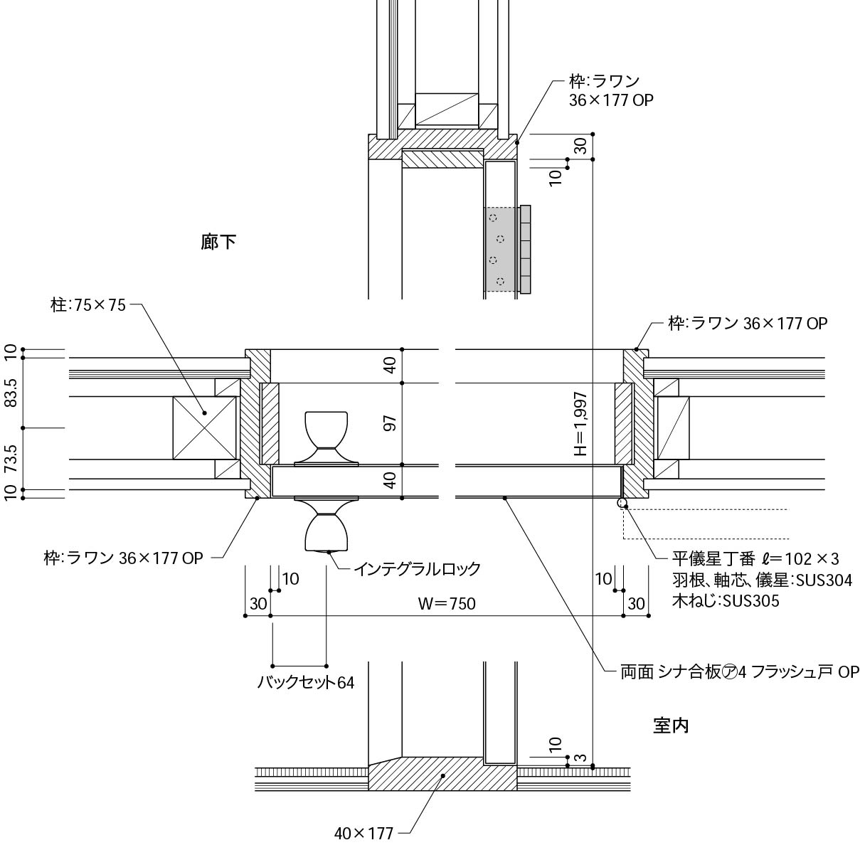 開き戸