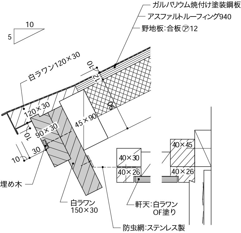 軒を出す_軒先