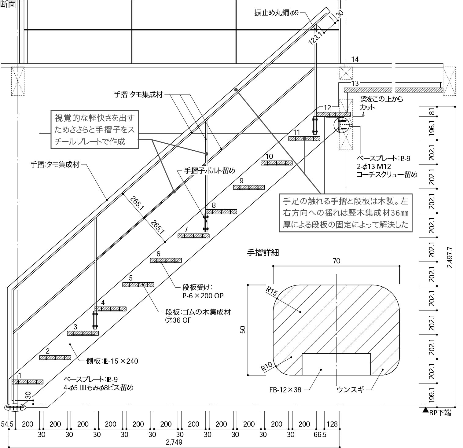 鉄骨階段