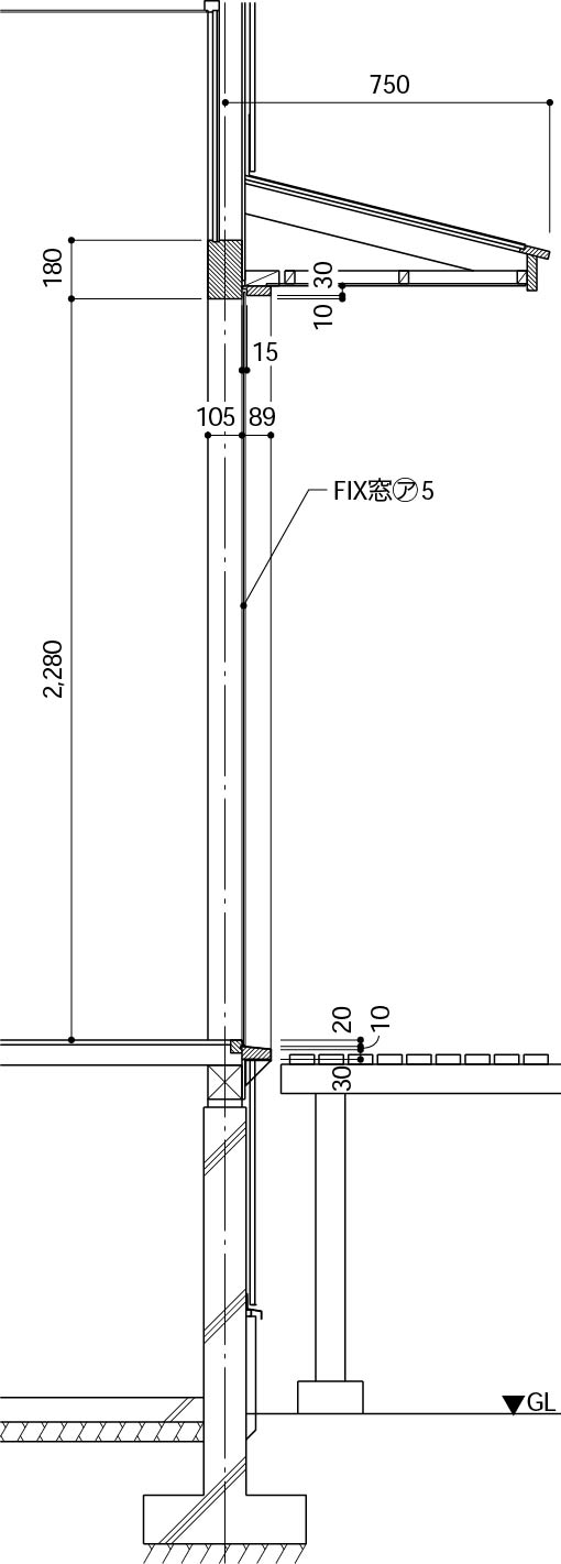 開口部の余分な線は消せFIX