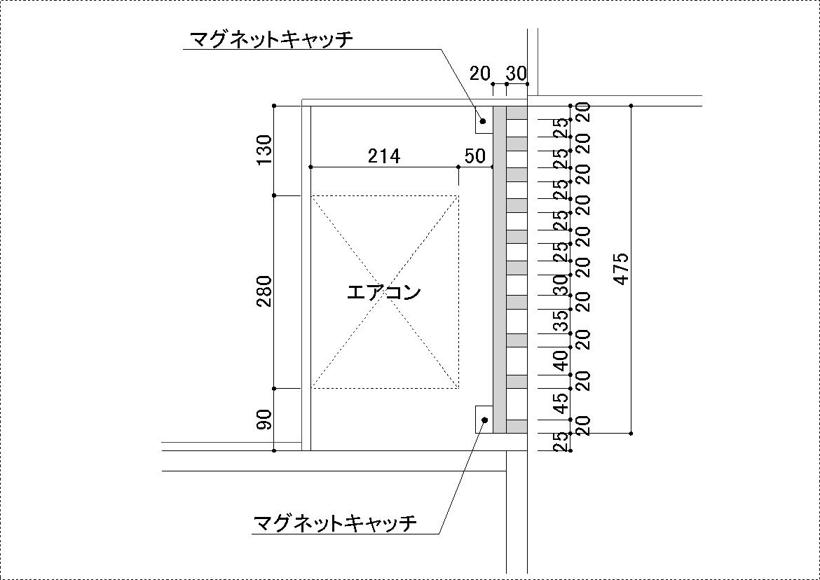 エアコンルーバー