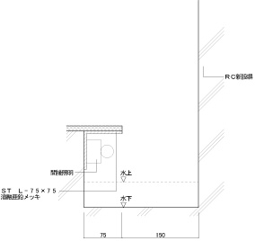 外部足元間接照明