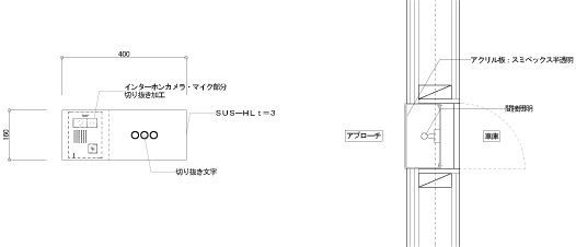 インターホンカバー