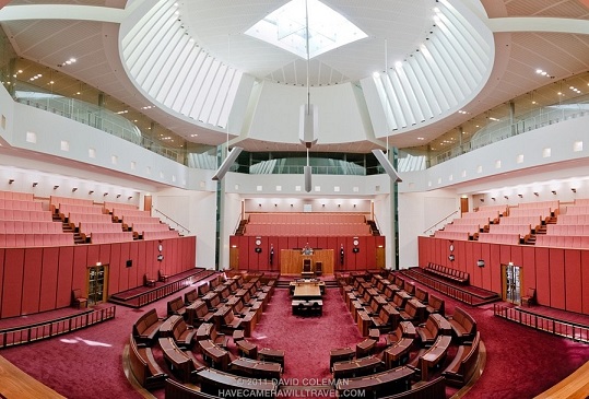 オーストラリア国会議事堂上院議場